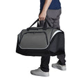 Anthrazit-Schwarz-Weiß - Back - Quadra Pro Team Reisetasche - Sporttasche, 55 Liter