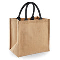 Schwarz-Schwarz - Lifestyle - Westford Mill Jute-Tasche - Jute-Einkaufstasche, 14 Liter