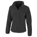 Schwarz - Front - Result Damen Core Fashion Fit Fleece-Oberteil - Fleecejacke