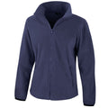 Marineblau - Front - Result Damen Core Fashion Fit Fleece-Oberteil - Fleecejacke