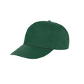 Flaschengrün - Front - Result Unisex Baseball Kappe Core Houston 5 Panel Printers