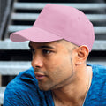 Pink - Back - Result Unisex Baseball Kappe Core Houston 5 Panel Printers