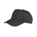 Schwarz - Front - Result Unisex Core Boston Baseballkappe