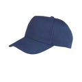 Marineblau - Front - Result Unisex Core Boston Baseballkappe