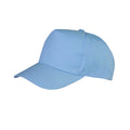 Himmelblau - Front - Result Unisex Core Boston Baseballkappe