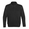 Schwarz-Grau - Front - Stormtech Herren Fleece Top Hanford, 1-4 Reißverschluss