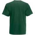 Flaschengrün - Back - Fruit Of The Loom Herren Kurzarm T-Shirt