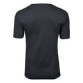 Dunkelgrau - Back - Tee Jays Herren Interlock T-Shirt, Rundhalsausschnitt, Kurzarm