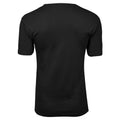 Schwarz - Back - Tee Jays Herren Interlock T-Shirt, Rundhalsausschnitt, Kurzarm