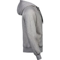 Grau meliert - Side - Tee Jays Herren Kapuzen Jacke