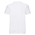 Weiß - Back - Fruit Of The Loom Herren Super Premium Kurzarm T-Shirt