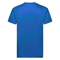 Königsblau - Back - Fruit Of The Loom Herren Super Premium Kurzarm T-Shirt