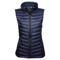 Dunkles Marineblau - Front - Tee Jays Damen Zepelin Weste-Bodywarmer, gesteppt