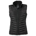 Schwarz - Front - Tee Jays Damen Zepelin Weste-Bodywarmer, gesteppt