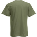 Olive - Back - Fruit Of The Loom Herren Screen Stars Original T-Shirt