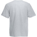 Grau meliert - Back - Fruit Of The Loom Herren Screen Stars Original T-Shirt