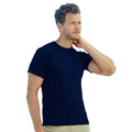 Dunkles Marineblau - Side - Fruit Of The Loom Herren Screen Stars Original T-Shirt