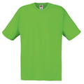 Limette - Front - Fruit Of The Loom Herren Screen Stars Original T-Shirt