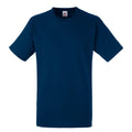 Marineblau - Front - Fruit Of The Loom Heavy Weight T-Shirt für Männer