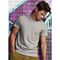 Sportgrau - Side - B&C Herren T-Shirt, Bio-Baumwolle