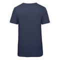 Marineblau meliert - Side - B&C Triblend Herren Sport T-shirt