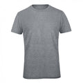 Hellgrau meliert - Front - B&C Triblend Herren Sport T-shirt