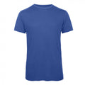 Royalblau meliert - Front - B&C Triblend Herren Sport T-shirt