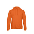 Kürbis Orange - Front - B&C Unisex ID.203 50-50 Kapuzenpullover