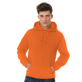 Kürbis Orange - Back - B&C Unisex ID.203 50-50 Kapuzenpullover