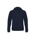 Marineblau - Front - B&C Unisex ID.203 50-50 Kapuzenpullover