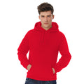 Rot - Back - B&C Unisex ID.203 50-50 Kapuzenpullover