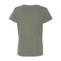 Graphit meliert - Close up - Gildan Damen Kurzarm Scoop T-Shirt