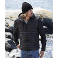 Schwarz - Back - Teejays Herren Crossover Jacke mit Kapuze