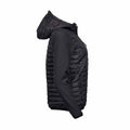 Schwarz - Side - Teejays Damen Crossover Jacke mit Kapuze