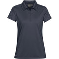 Marineblau - Front - Stormtech Damen Polo-Shirt Eclipse H2X-Dry