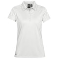 Weiß - Front - Stormtech Damen Polo-Shirt Eclipse H2X-Dry