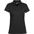 Schwarz - Front - Stormtech Damen Polo-Shirt Eclipse H2X-Dry