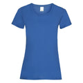 Kobalt - Front - Damen Value Fitted Kurzarm Freizeit T-Shirt