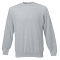 Grau - Front - Männer Jersey Sweater