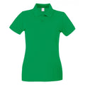 Hellgrün - Front - Fruit of the Loom - Poloshirt für Damen kurzärmlig