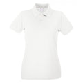 Schnee - Front - Fruit of the Loom - Poloshirt für Damen kurzärmlig