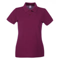 Stierblut - Front - Fruit of the Loom - Poloshirt für Damen kurzärmlig