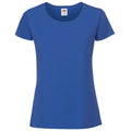 Kobaltblau - Front - Fruit Of The Loom Damen Premium T-Shirt