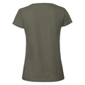 Tiefgrün - Back - Fruit Of The Loom Damen Premium T-Shirt