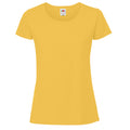 Sonnenblume - Front - Fruit Of The Loom Damen Premium T-Shirt