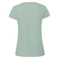 Salbei - Back - Fruit Of The Loom Damen Premium T-Shirt