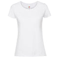 Schnee - Front - Fruit Of The Loom Damen Premium T-Shirt