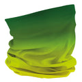 Tropisches Grün - Front - Beechfield Unisex Schlauchschal mit Farbverlauf, für Erwachsene