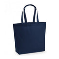 Marineblau - Front - Westford Mill Premium Baumwolle  Tasche