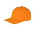 Orange - Front - Result Unisex Core Memphis Baseballkappe (2 Stück-Packung)